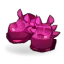 Pantoufles Griffe de Piou Violet